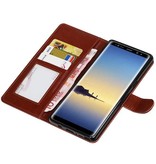 Galaxy Note 8 Wallet case booktype wallet case Brown