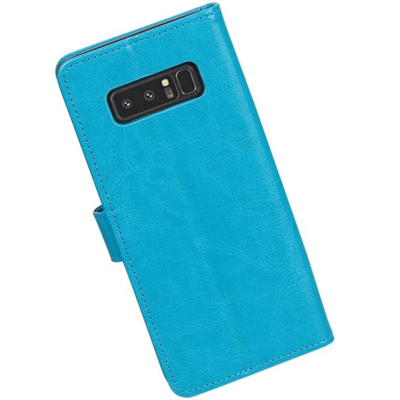 Galaxy Note 8 Wallet tilfælde bog typen tegnebog tilfælde Turkis