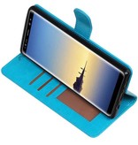 Galaxy Note 8 Wallet case booktype wallet case Turquoise