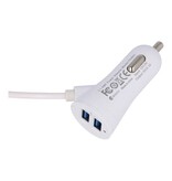Autolader met 2 USB 3.1A voor TYPE C Telefoon