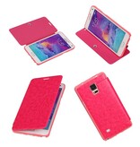 Easybook Typ Tasche für Galaxy Note 4 N910F Rosa
