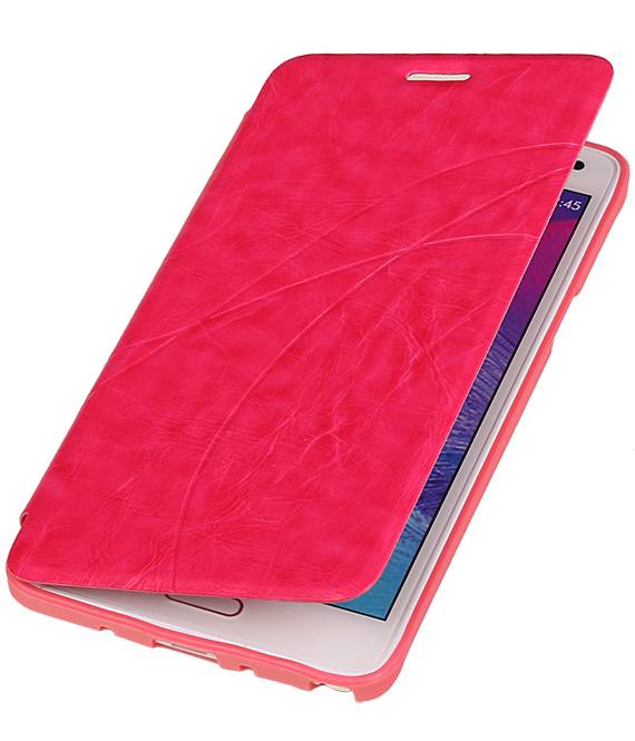 Easy Booktype hoesje voor Galaxy Note 4 N910F Roze