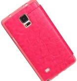 Easy Booktype hoesje voor Galaxy Note 4 N910F Roze