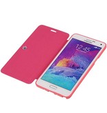 Easy Booktype hoesje voor Galaxy Note 4 N910F Roze