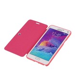Easybook Typ Tasche für Galaxy Note 4 N910F Rosa