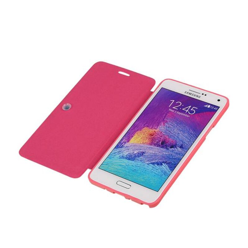 Easy Book Type Case for Galaxy Note 4 N910F Pink