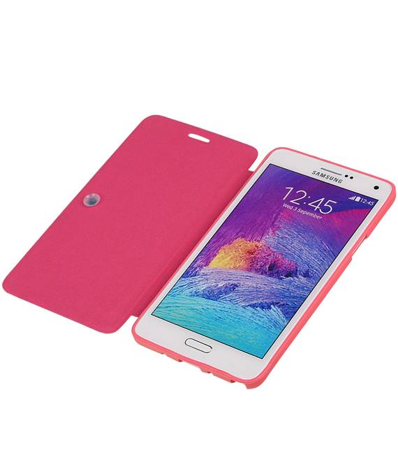 Easy Book Type Case for Galaxy Note 4 N910F Pink