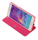 Easy Book Type Case for Galaxy Note 4 N910F Pink
