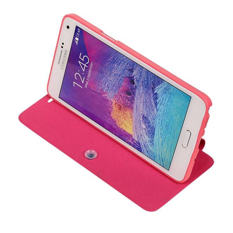 Easy Book Type Case for Galaxy Note 4 N910F Pink
