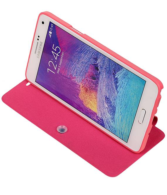 Easybook Typ Tasche für Galaxy Note 4 N910F Rosa