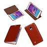 EasyBook type de cas pour Galaxy Note 4 N910F Brown