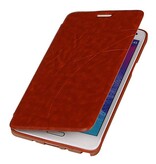 Caso Tipo EasyBook per il Galaxy Note 4 N910F Brown