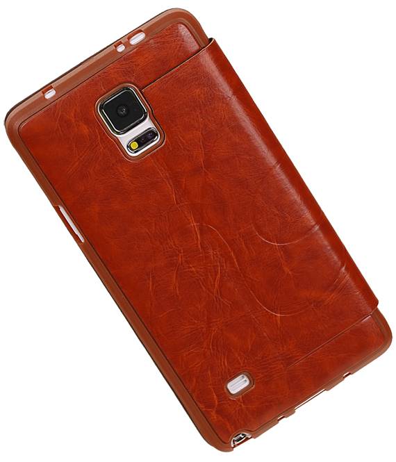 Easy Booktype hoesje voor Galaxy Note 4 N910F Bruin