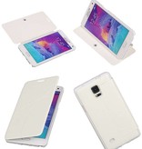 Easy Booktype hoesje voor Galaxy Note 4 N910F Wit