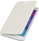 Caso Tipo EasyBook per il Galaxy Note 4 N910F Bianco