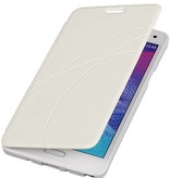 Easy Booktype hoesje voor Galaxy Note 4 N910F Wit