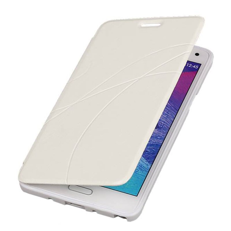 Easybook Typ Tasche für Galaxy Note 4 N910F Weiß