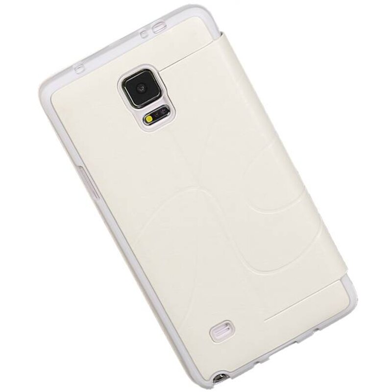 Easybook Typ Tasche für Galaxy Note 4 N910F Weiß