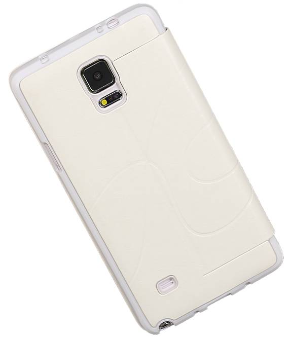 EasyBook type de cas pour Galaxy Note 4 N910F Blanc