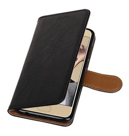 Case Lavé livre en cuir de style pour 9 Honor Noir