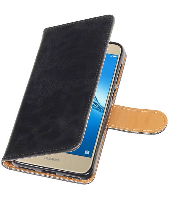 Huawei P9 Lite Mini caja de la carpeta carpeta del caso Negro