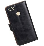 Huawei P9 Lite mini Portemonnee hoesje wallet case Zwart