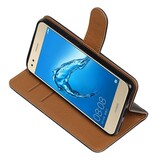 Huawei P9 Lite mini Portemonnee hoesje wallet case Zwart
