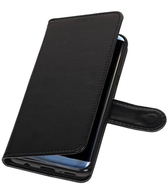 Galaxy S9 Wallet tilfælde booktype Sort tegnebog sag
