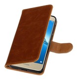 Huawei P9 Lite Mini caja de la carpeta carpeta de la caja de Brown