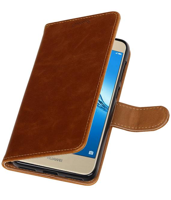 Huawei P9 Lite Mini Wallet Fall Mappenkasten Brown