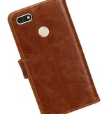 Huawei P9 Lite Mini Wallet tilfælde tegnebog sag Brown