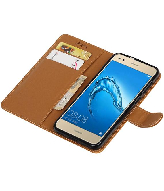 Huawei P9 Lite Mini Etui Portefeuille Etui portefeuille Brown