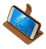 Huawei P9 Lite Mini caja de la carpeta carpeta de la caja de Brown