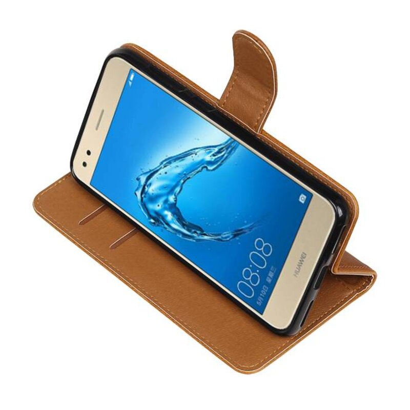 Huawei P9 Lite Mini caja de la carpeta carpeta de la caja de Brown