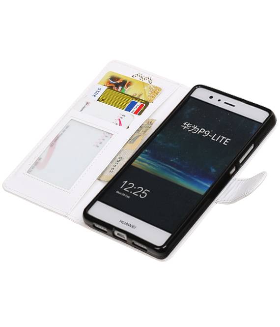 Huawei P9 Lite Mini Wallet Case Wallet Case blanc