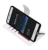 Huawei P9 Lite Mini caja de la carpeta Monedero caja blanca