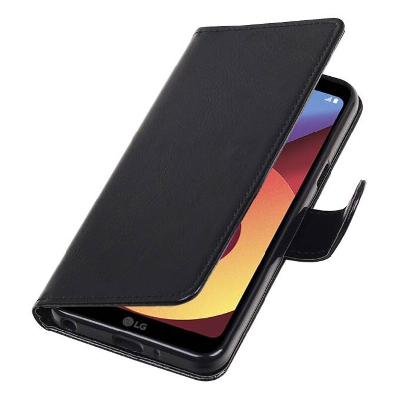 LG Q8 Wallet case booktype wallet case Black