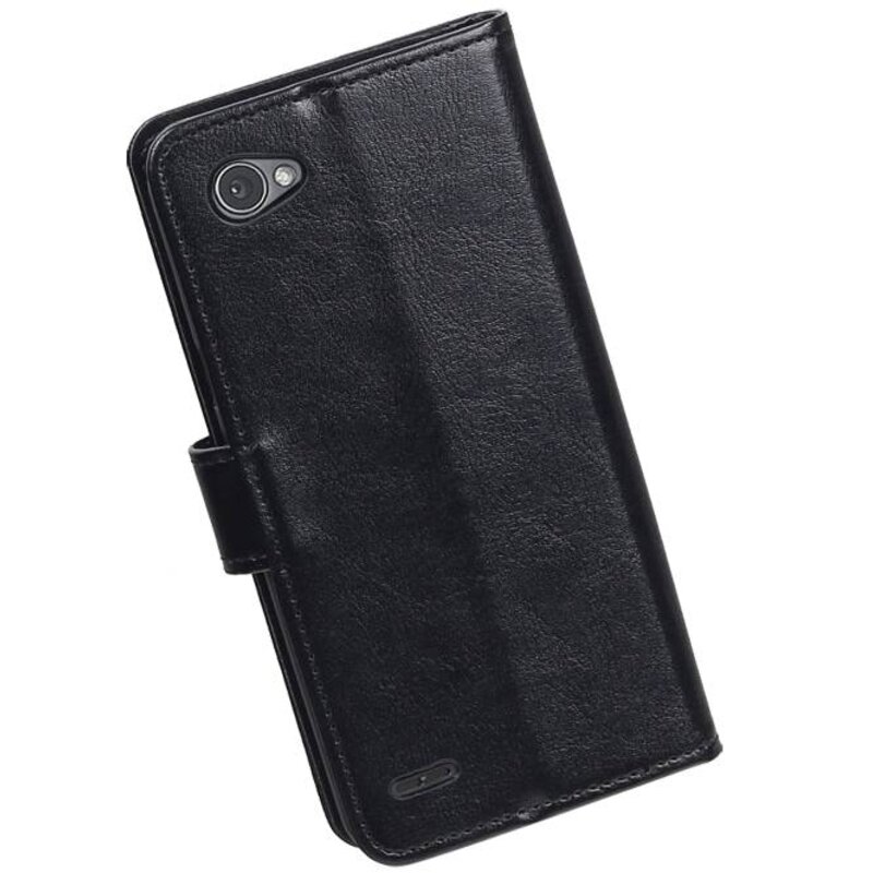 LG Q8 Wallet case booktype wallet case Black