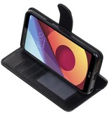 LG Q8 Portemonnee hoesje booktype wallet case Zwart