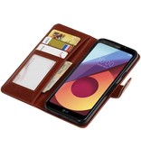 LG Q8 Wallet tilfælde bog typen tegnebog sag Brown