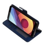 LG Q8 Wallet Fall Buchtyp Mappenkasten Dark Blue