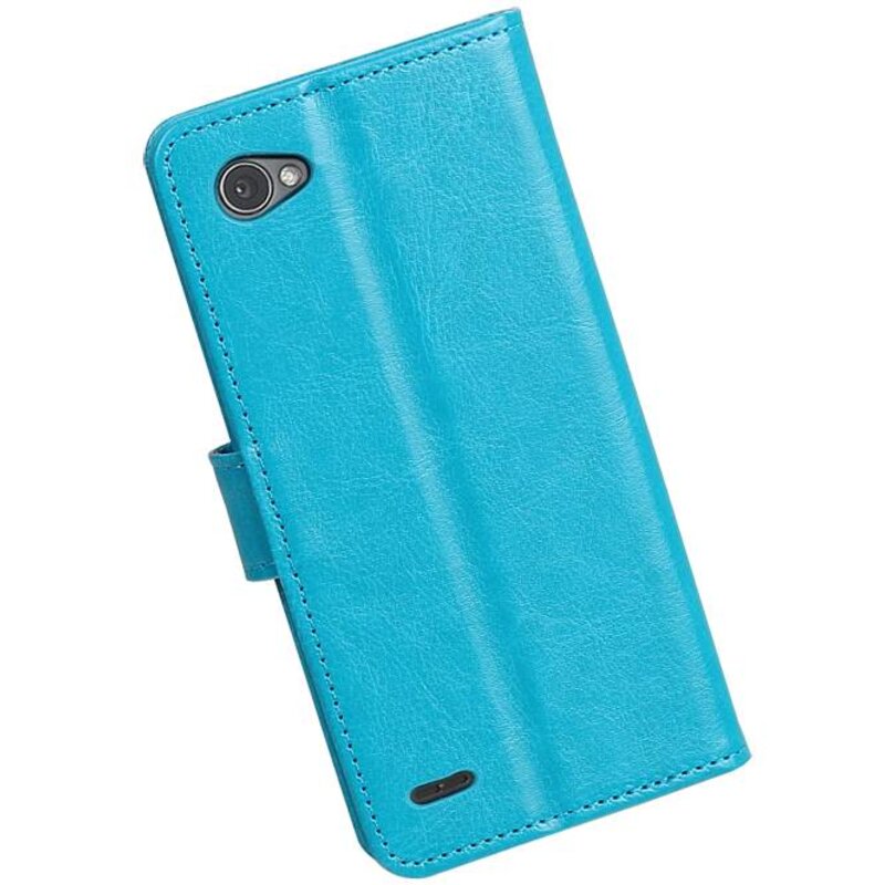 LG Q8 Wallet Fall Buchtyp Mappenkasten Turquoise