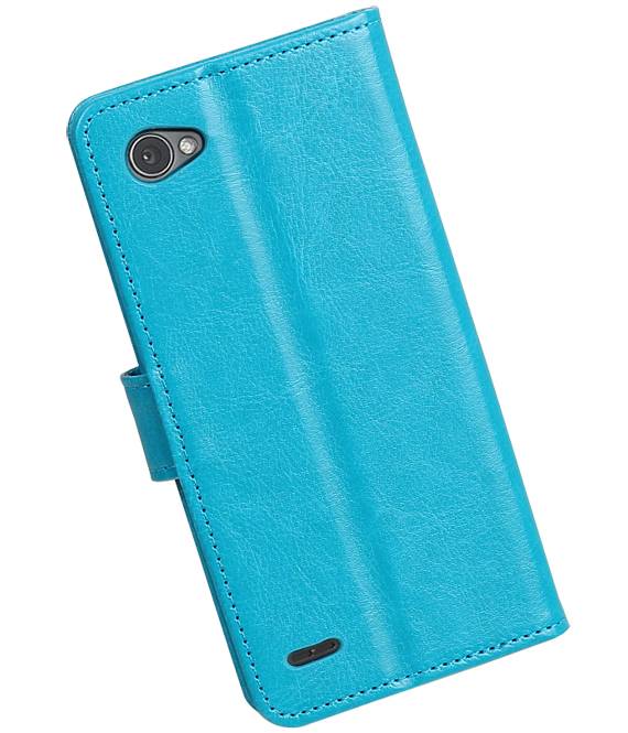 LG Q8 Wallet case booktype wallet case Turquoise