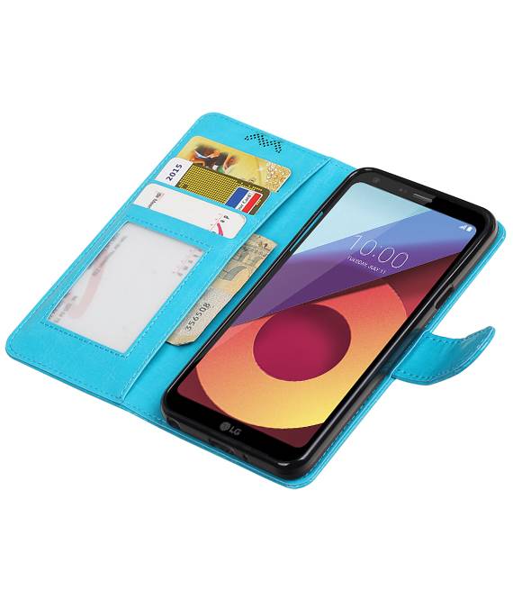 LG Q8 Wallet Fall Buchtyp Mappenkasten Turquoise
