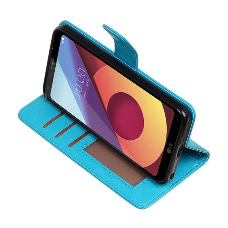 LG Q8 Wallet Fall Buchtyp Mappenkasten Turquoise