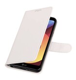 LG Q8 Wallet tilfælde bog typen tegnebog sag Hvid