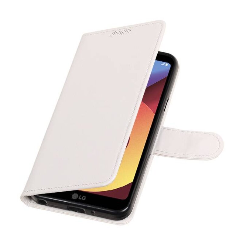 LG Q8 Wallet case booktype wallet case White