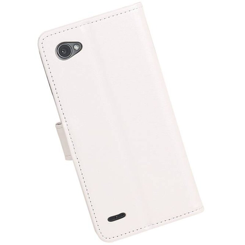 LG Q8 Wallet case booktype wallet case White