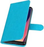 LG V30 Wallet case booktype wallet case Turquoise