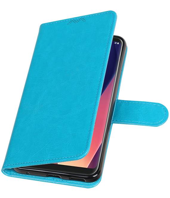 LG V30 Wallet case booktype wallet case Turquoise